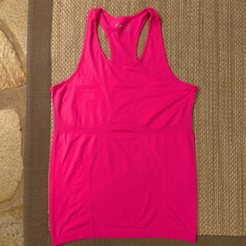 Zyia Copper Charged Tank hot pink